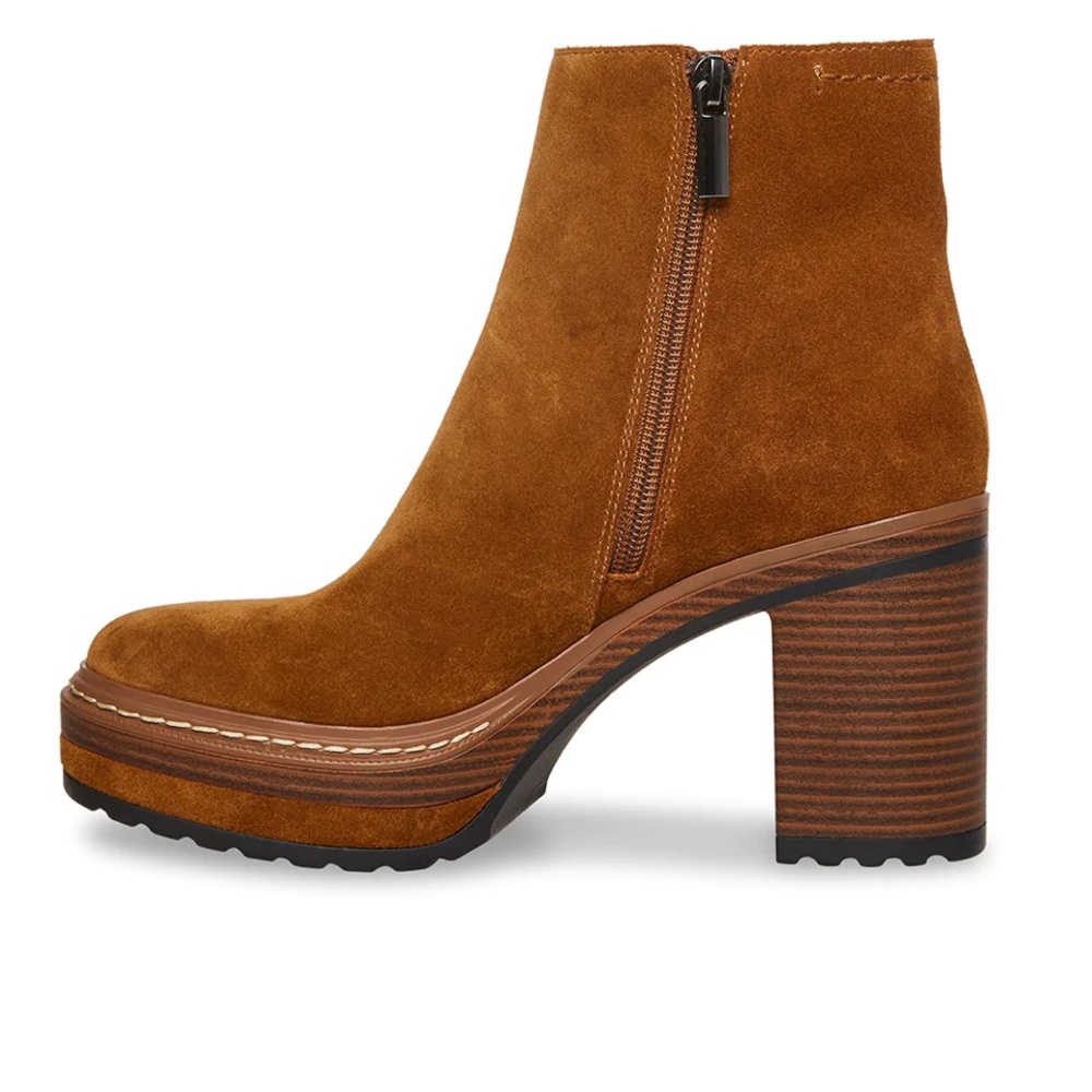 Steve Madden Shaniya Brown Suede Ankle Boot size 10 in original box